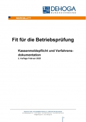 DEHOGA Merkblatt Verfahrensdokumentation PDF